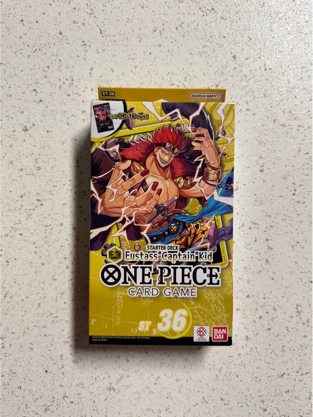 One Piece TCG: Eustass "Captain" Kid Starter Deck ST36 Bandai ENGLISH